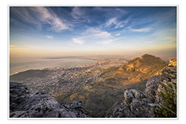 Wandbild  Table Mountain View - Chiara Salvadori