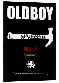 Magnettafel Oldboy - Minimal Film Movie Fanart Alternative