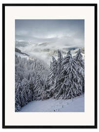 Framed art print Winter in Valle Aurina (South Tyrol, Italy)