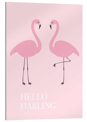 Galleritryk Hello Darling Flamingo