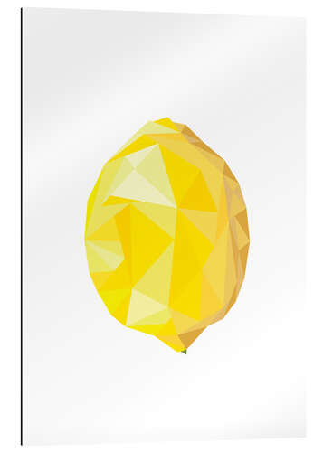 Gallery print Polygon lemon