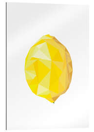 Gallery print Polygon lemon