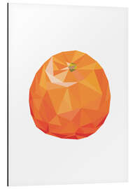 Magnettafel Polygon Orange