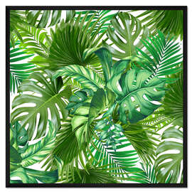 Gerahmter Kunstdruck new tropic life