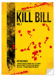 Selvklebende plakat Kill Bill Vol. I