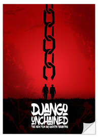 Sticker mural Django Unchained (anglais)