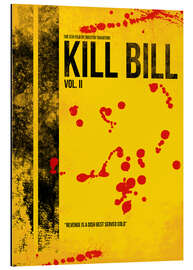 Aluminium print Kill Bill 2 - Tarantino Minimal Film Movie Alternative