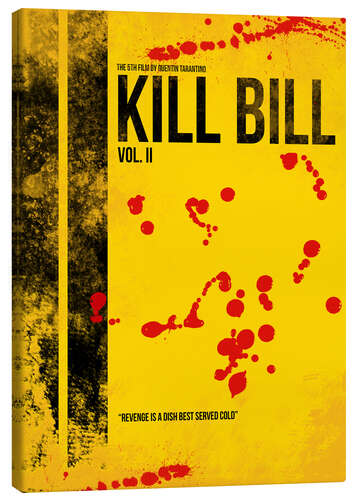 Canvas-taulu Kill Bill 2 - Tarantino Minimal Film Movie Alternative