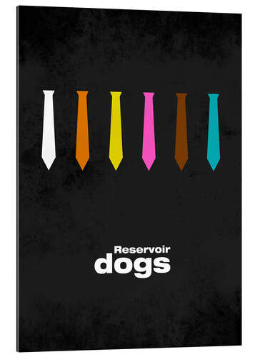 Galleritryk Reservoir Dogs - Minimal Film Movie Tarantino Alternative