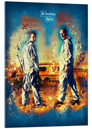 Quadro em acrílico Breaking Bad - Walter White Series Show Alternative