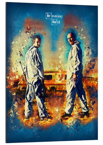 Cuadro de aluminio Breaking Bad - Walter White Series Show Alternative