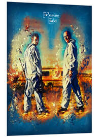 Foam board print Breaking Bad - Walter White Series Show Alternative