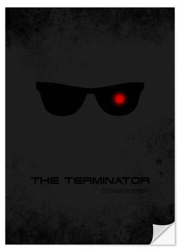 Sisustustarra Terminator - Minimal Film Movie Fanart Alternative