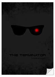 Sisustustarra Terminator - Minimal Film Movie Fanart Alternative