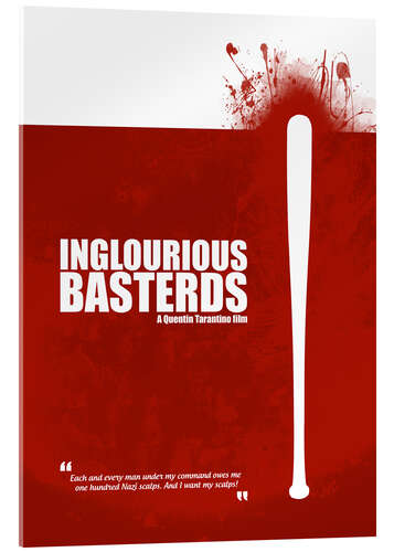 Cuadro de metacrilato Inglourious Basterds (inglés)