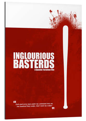 Stampa su alluminio Inglourious Basterds (Bastardi senza gloria)