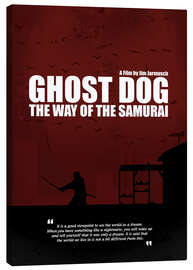 Quadro em tela Ghost Dog - Minimal Movie Film Cult Alternative