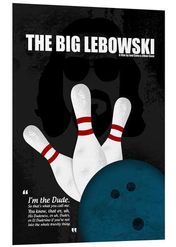 Bilde på skumplate The Big Lebowski sitat