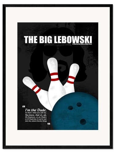 Framed art print The Big Lebowski