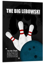 Magnettafel The Big Lebowski - Minimal Movie Film Kult Alternative