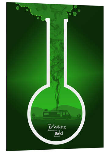 Aluminiumsbilde Breaking Bad - Fanart version in green Alternative