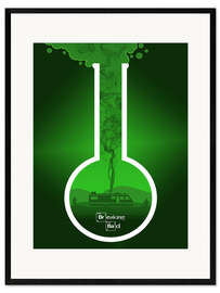 Plakat artystyczny premium w ramie Breaking Bad - Fanart version in green Alternative