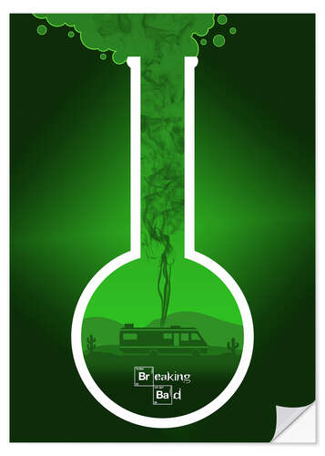 Autocolante decorativo Breaking Bad - Fanart version in green Alternative