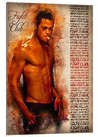 Gallery print Fight Club - Minimal Movie Film Fanart Alternative