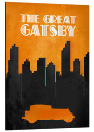 Aluminium print The Great Gatsby - Minimal Movie Film Fanart Alternative