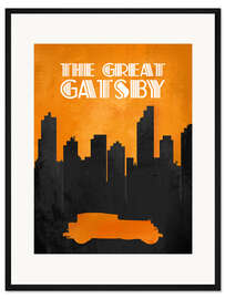 Gerahmter Kunstdruck The Great Gatsby - Minimal Movie Film Fanart Alternative