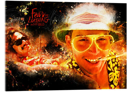 Acrylglasbild Fear and Loathing in Las Vegas - Movie Film Alternative