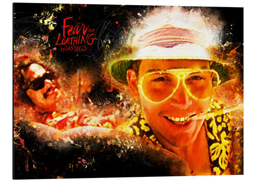 Alumiinitaulu Fear and Loathing in Las Vegas - Movie Film Alternative