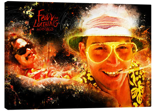 Canvas print Fear and Loathing in Las Vegas - Movie Film Alternative