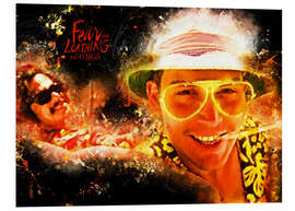 Foam board print Fear and Loathing in Las Vegas - Movie Film Alternative