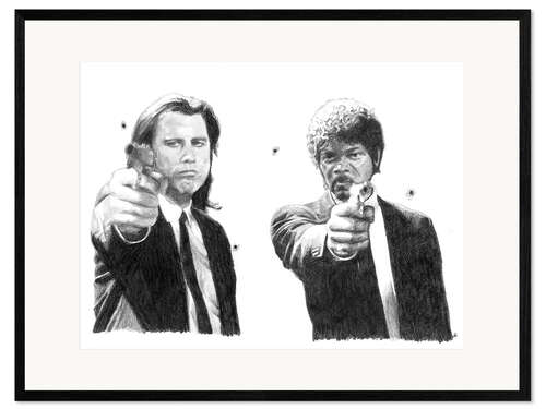 Framed art print Pulp Fiction