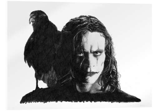 Tableau en verre acrylique The Crow