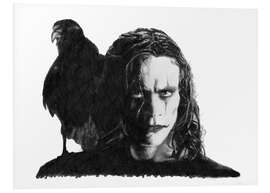 Foam board print THE CROW alternative movie art