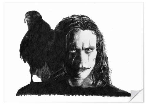 Sisustustarra THE CROW alternative movie art