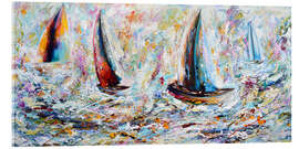 Acrylic print Sailing, abstract IV