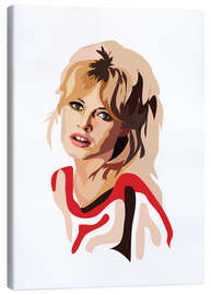 Lærredsbillede  Brigitte Bardot - Anna McKay