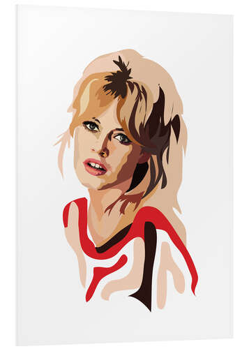 Tableau en PVC Brigitte Bardot