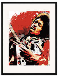 Gerahmter Kunstdruck Jimi Hendrix