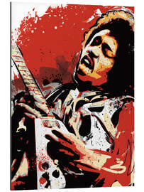Magnettafel Jimi Hendrix