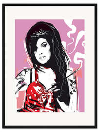 Gerahmter Kunstdruck Amy Winehouse