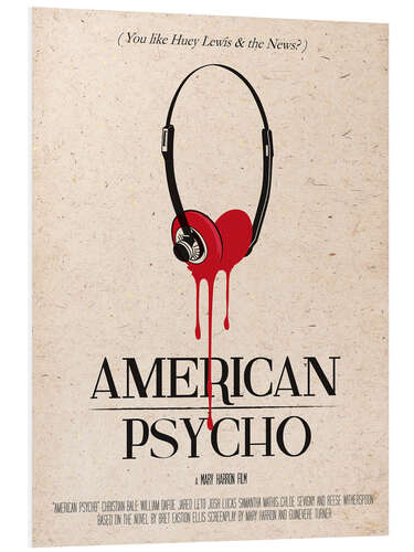 PVC-taulu American Psycho (English)