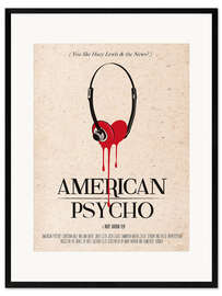 Framed art print American Psycho