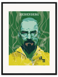 Gerahmter Kunstdruck Heisenberg, Breaking Bad