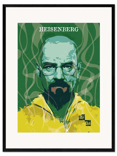 Stampa artistica con cornice Heisenberg, Breaking Bad