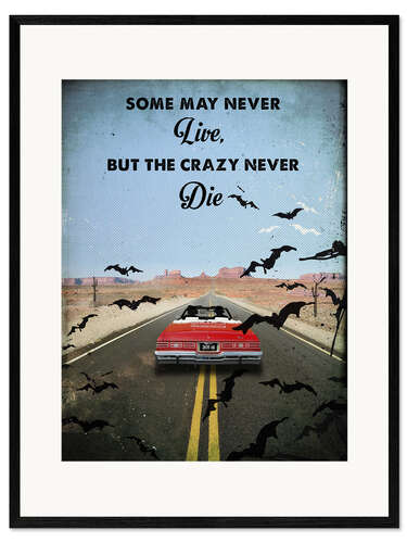 Framed art print Fear and Loathing Las Vegas