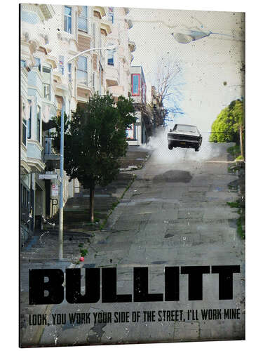 Aluminium print Bullitt